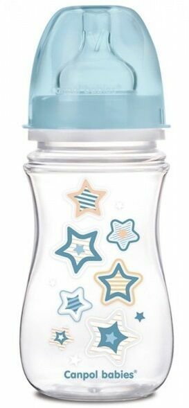 Canpol babies Láhev se širokým hrdlem Newborn baby 240ml modrá porovnat ceny