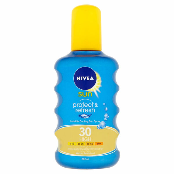 NIVEA Sun Protect & Refresh Neviditelný sprej na opalování OF 30 200 ml porovnat ceny