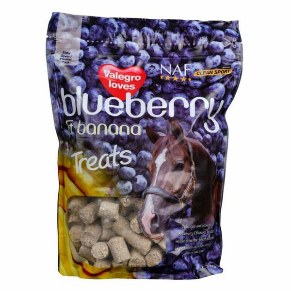 NAF Pamlsky pro koně s borůvkou a banánem blueberry and banana 1 kg porovnat ceny