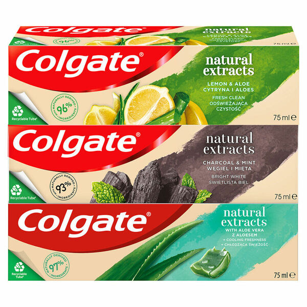 Colgate Natural Extracts Mix zubní pasta 3x 75ml porovnat ceny
