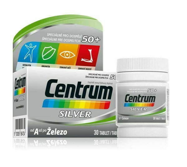 Centrum multivitamín Silver 30 tablet porovnat ceny