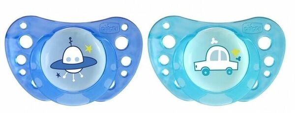 CHICCO Šidítko Physio Air silikonové chlapec 16-36m 2ks porovnat ceny