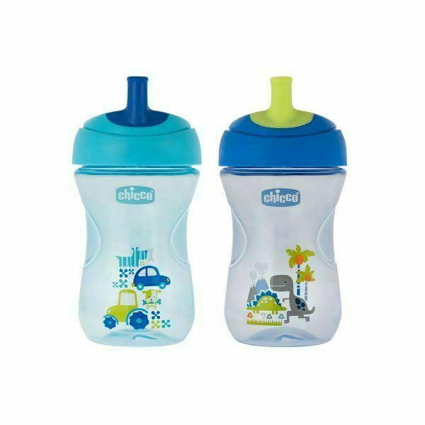 Hrneček Chicco Pokročilý s brčkem 266 ml, tyrkysový 12m+ porovnat ceny