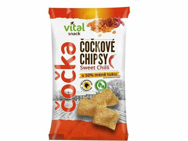 Rej Chipsy čočkové sweet chilli 65g porovnat ceny