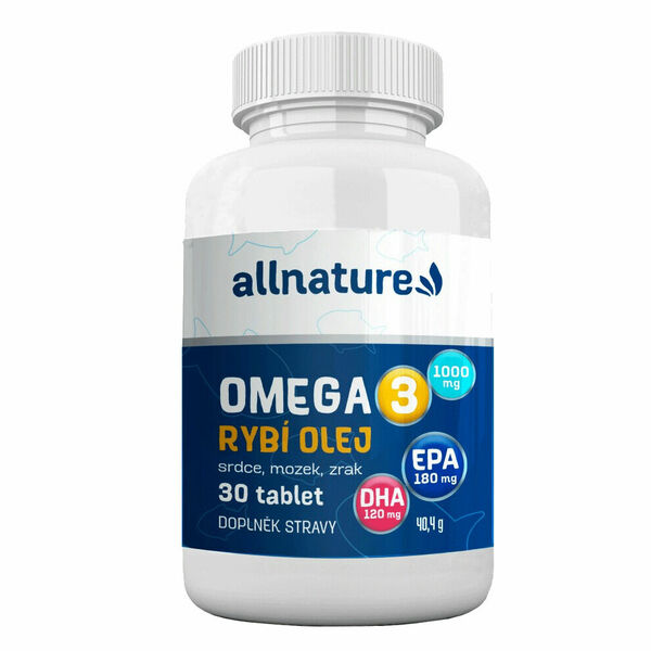 Allnature Omega 3 30 tobolek porovnat ceny