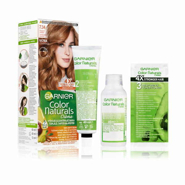 Garnier Color Naturals Permanentní barva na vlasy 7.34 přirozeně měděná porovnat ceny