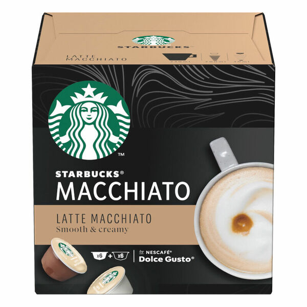 Starbucks® Latte Macchiato, kávové kapsle 12ks porovnat ceny