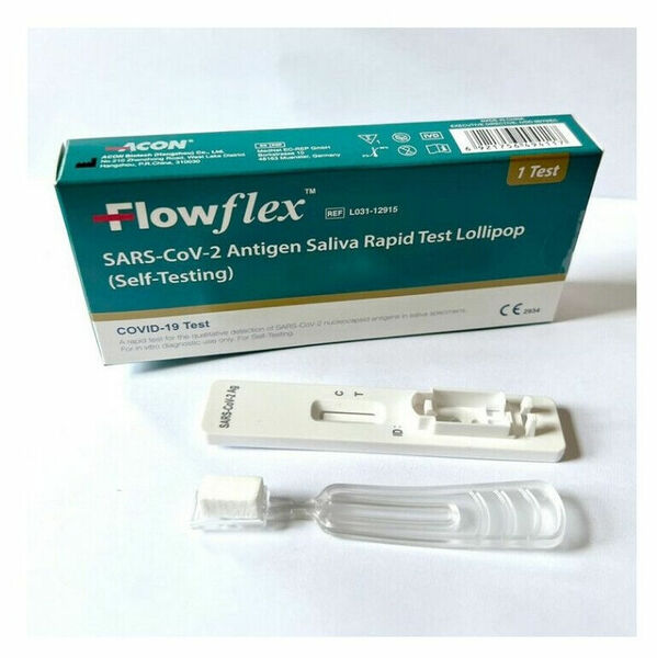 FLOWFLEX-CoV-2 Antigen saliva rapid test lollipop lízací test 1ks porovnat ceny