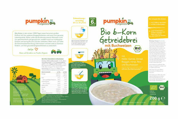 Pumpkin Organics BIO 6zrnná kaše s pohankou 200 g porovnat ceny