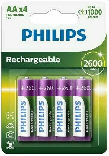Philips Nabíjecí baterie AA R6B4B260/10 4ks porovnat ceny