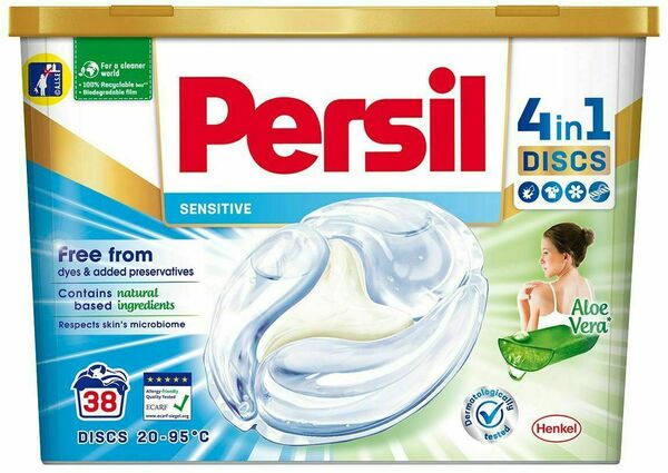 Persil prací kapsle 4v1 Discs Sensitive 38ks porovnat ceny