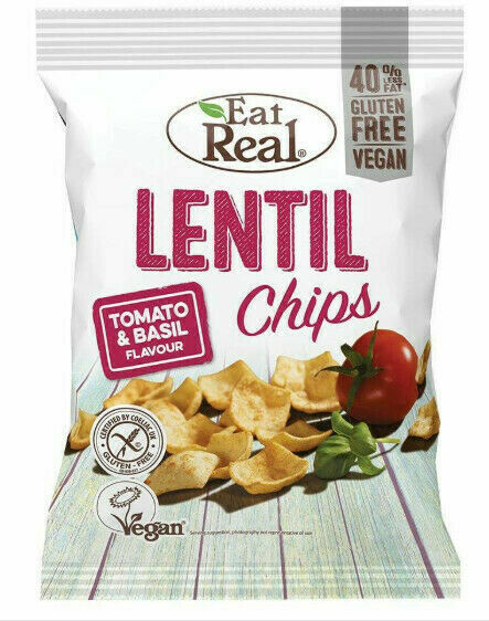 Eat Real Lentil Tomato & Basil 40g porovnat ceny
