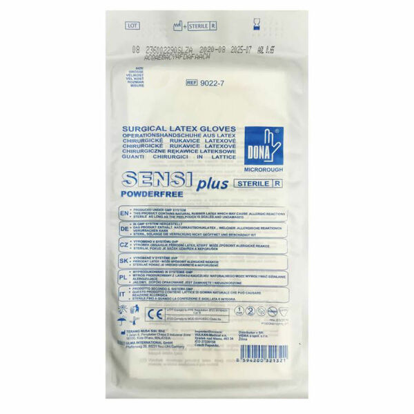 DONA SENSI PLUS Rukavice operační bezprašné vel. 7 1 pár porovnat ceny