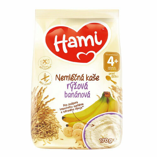 Hami Nemléčná kaše rýžová banánová 170 g porovnat ceny