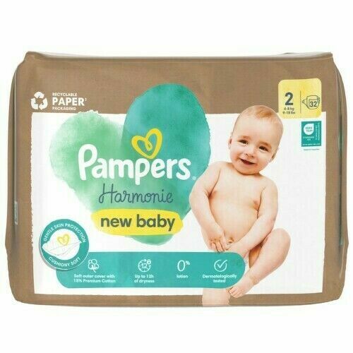 Pampers Harmonie New Baby 2 plenk.kalh.4-8kg 32ks porovnat ceny