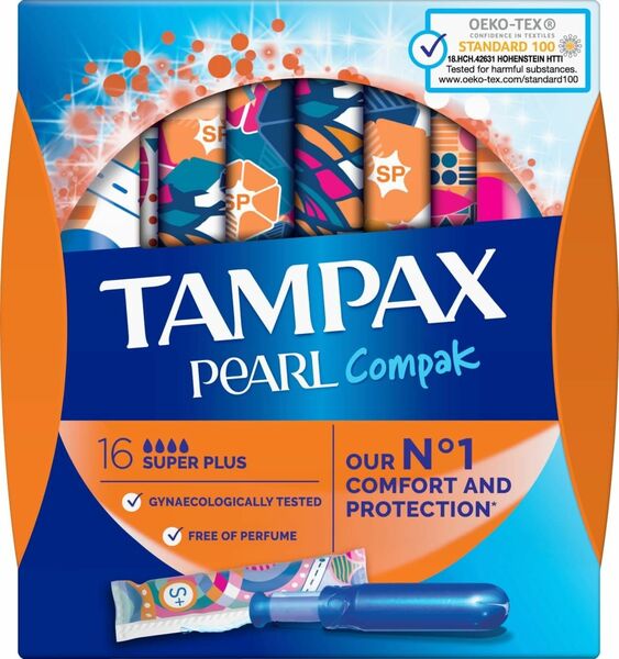 Tampax tampony Compak Pearl Super Plus 16ks porovnat ceny