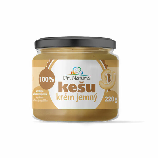 DR.NATURAL 100% Kešu krém jemný 220 g porovnat ceny
