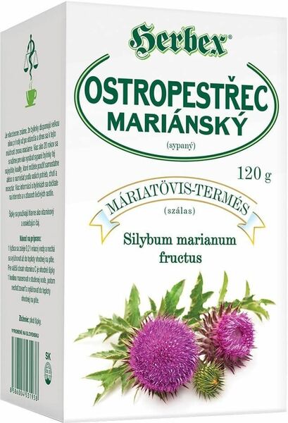 HERBEX Ostropestřec mariánský 120g sypaný porovnat ceny