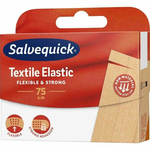 Salvequick Elastická náplast textilní, 75cm porovnat ceny