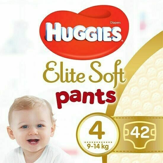 Huggies® Elite Soft Pants 4 Plenkové kalhotky 9-14kg 42ks porovnat ceny