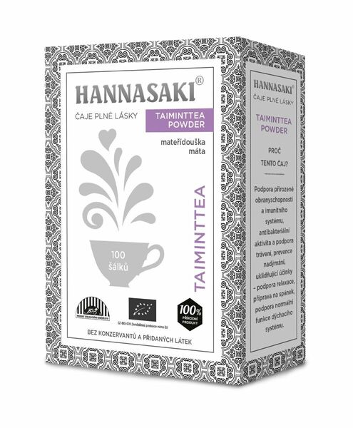 Hannasaki Taiminttea Powder BIO sypaný čaj 50 g porovnat ceny