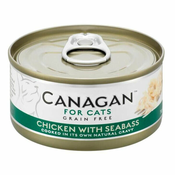 CANAGAN Chicken with seabass konzerva pro kočky 75 g porovnat ceny
