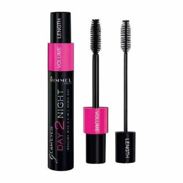 Rimmel London Mascara Day 2 Night Black  9,5ml Odstín 001 Black černá porovnat ceny
