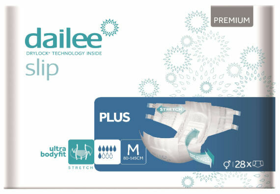 Dailee Zalepovací kalhotky Slip Premium Plus M 28ks porovnat ceny