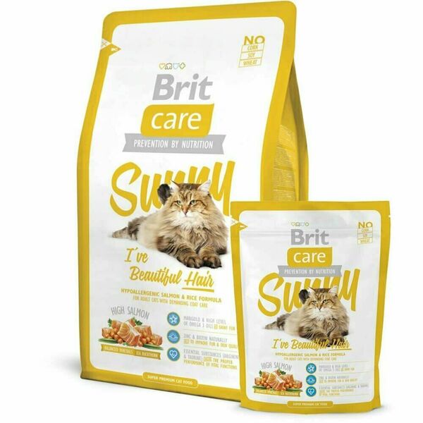 BRIT Care Cat Sunny I´ve Beautiful Hair 2 kg porovnat ceny
