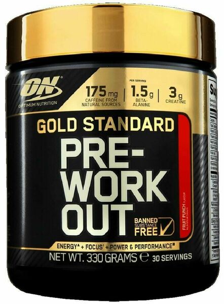 Optimum Nutrition Gold Standard Pre-Workou green apple 330 g porovnat ceny