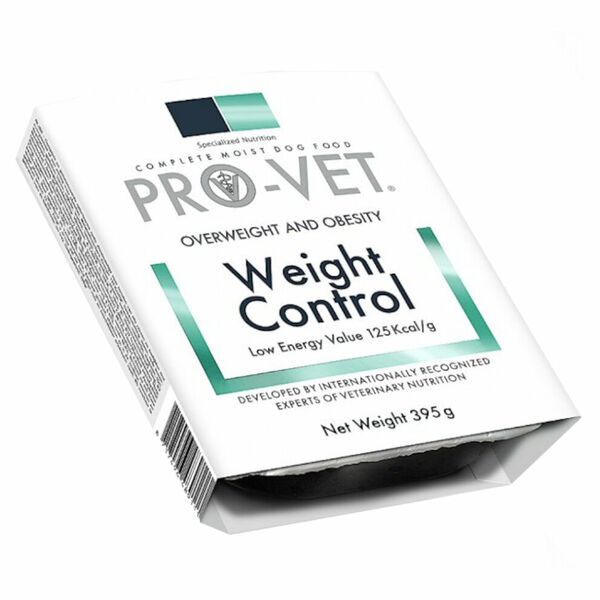 PRO-VET Weight control paštika pro psy na snížení tělesné váhy 395 g porovnat ceny