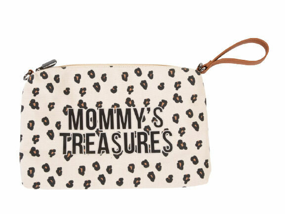 Childhome Pouzdro na zip s poutkem Canvas Leopard porovnat ceny