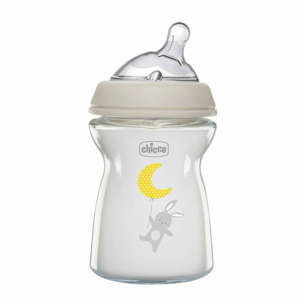 CHICCO Láhev kojenecká sklo Natural Feeling neutral 0m+ 250 ml porovnat ceny