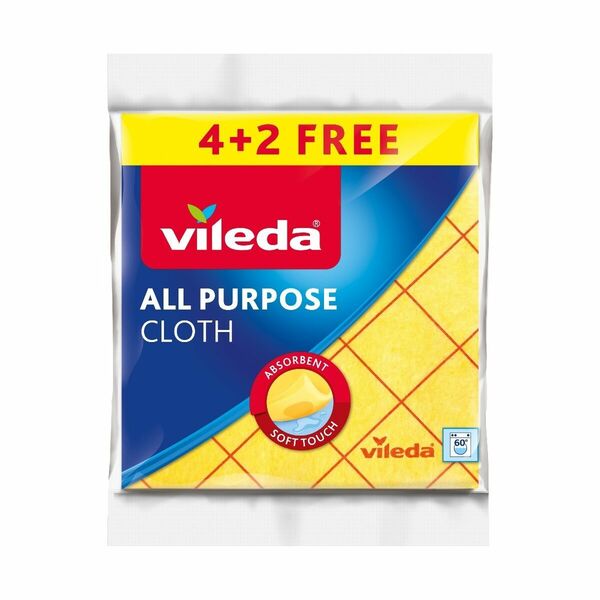 Vileda All Purpose Cloth univerzální hadřík 4+2 ks porovnat ceny