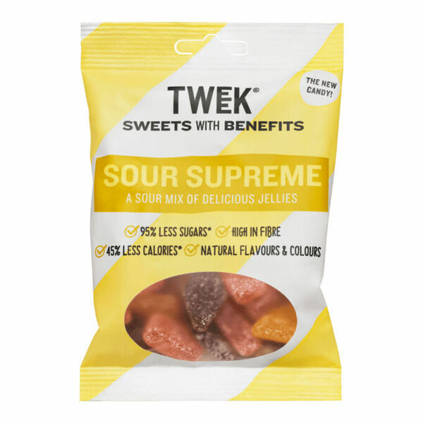 Twek AB Želatinové bonbóny Sour supreme 80 mg porovnat ceny