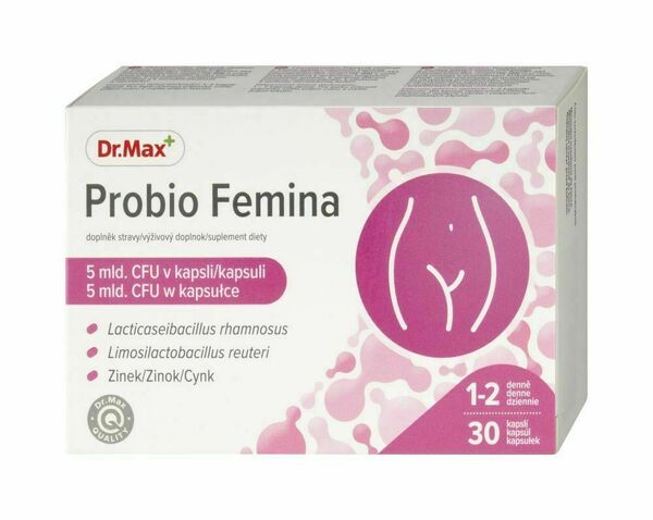 Dr. Max Probio Femina 30 kapslí porovnání ceny