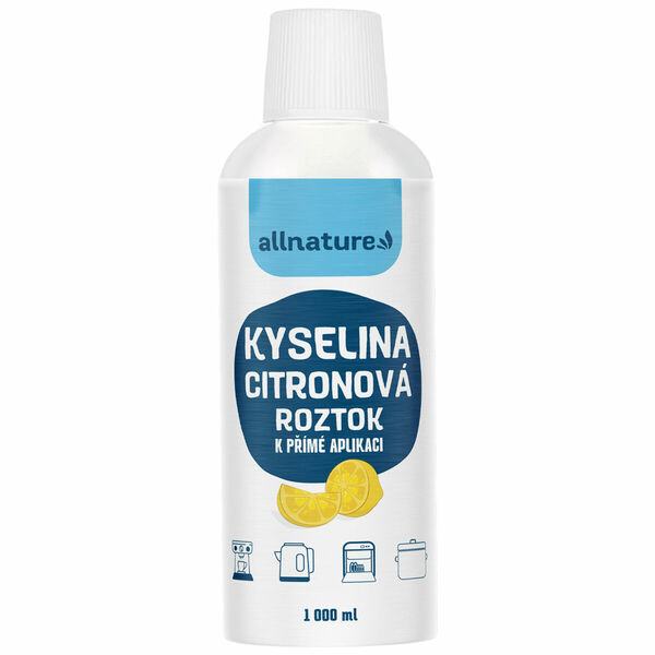 Allnature Kyselina citronová roztok 1000 ml porovnat ceny