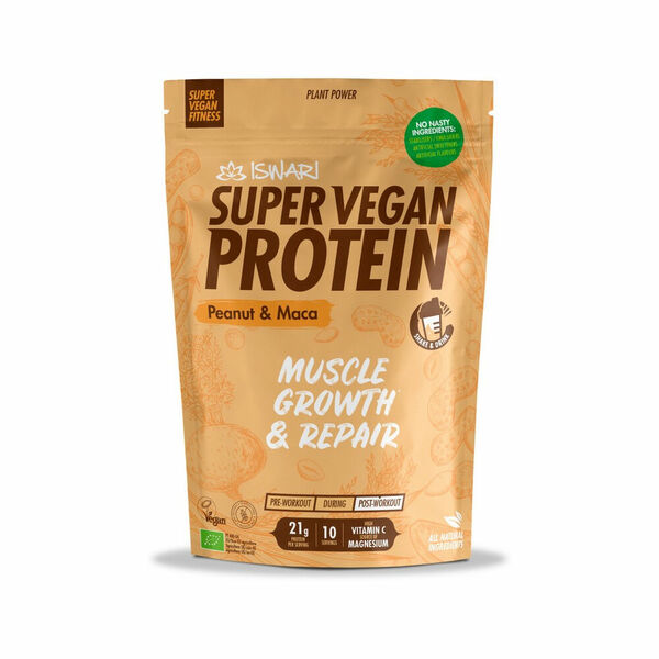 ISWARI Super vegan protein Arašídy a Maca BIO 350 gramů porovnat ceny