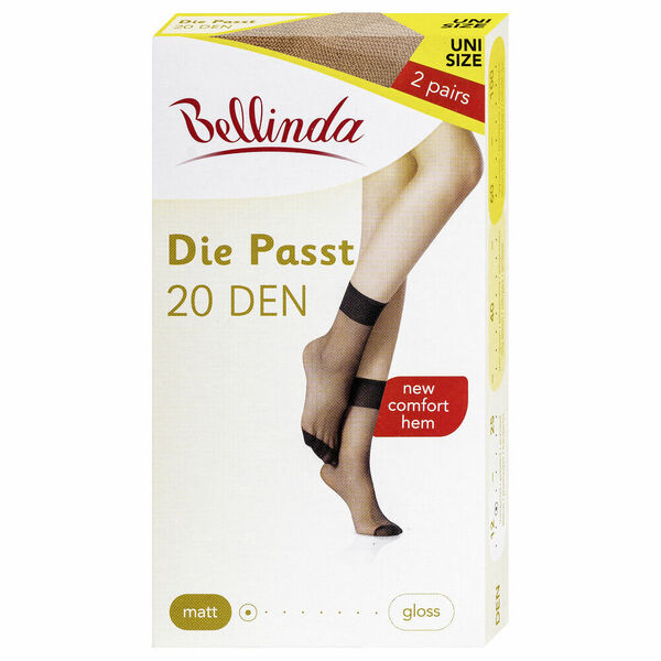 BELLINDA Dámské punčochové ponožky UNI středně tělové 2 kusy porovnat ceny