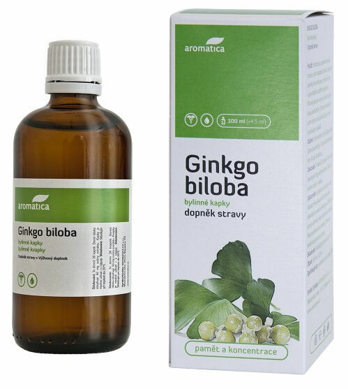 AROMATICA Ginkgo Biloba bylinné kapky 100ml porovnat ceny