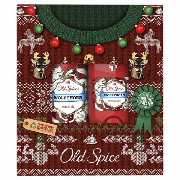 OLD SPICE Wolfhorn Deo stick 50 ml + Sprchový gel 250 ml porovnat ceny