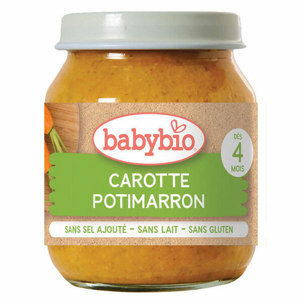 BABYBIO Mrkev a dýně BIO 4m+ 130 g porovnat ceny