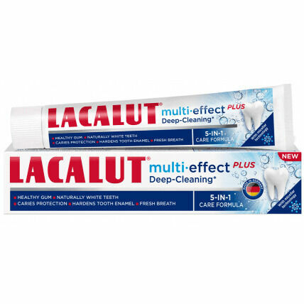 Lacalut Multi effect Plus micelár.zubní pasta 75ml porovnat ceny