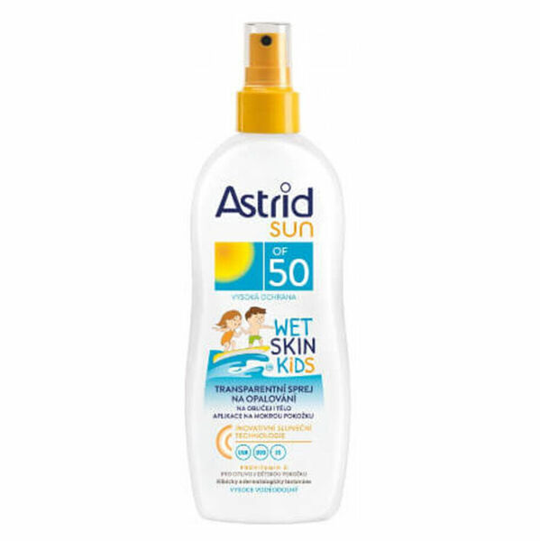 ASTRID Sun Kids dětský sprej na opalování OF50 150 ml porovnat ceny