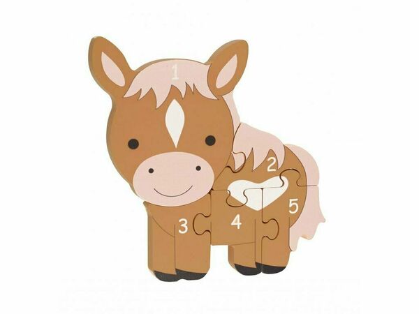 Orange Tree Toys Puzzle s čísly, Poník porovnat ceny