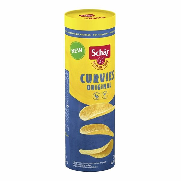 SCHÄR Curvies Original chipsy bez lepku 170 g porovnat ceny