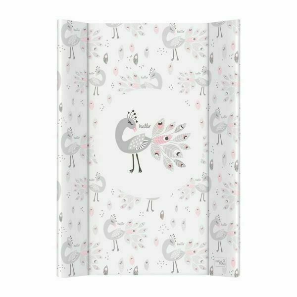 CEBA Podložka přebalovací 2hranná MDF 70x50cm Lolly Polly Peacock Ceba porovnat ceny