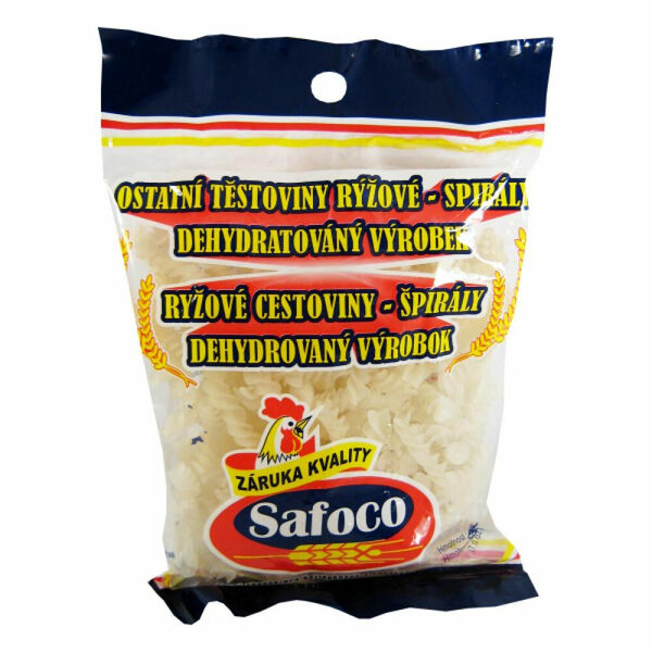 SAFOCO Rýžové těstoviny Spirály 200 g porovnat ceny