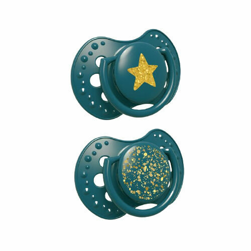 LOVI Dudlík silikonový dynamický STARDUST 6-18m 2ks zelený porovnat ceny