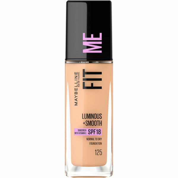 Maybelline New York Fit me Luminous + Smooth 125 Nude Beige make-up, 30 ml porovnat ceny